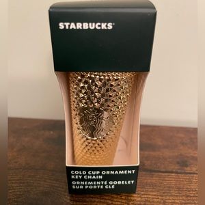 Studded Gold tumbler ornament